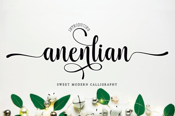 Anenlian: A Refined Script Font for Digital Branding
