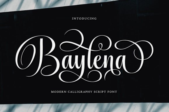 Baylena: A Modern Handwritten Script Font for Digital Design