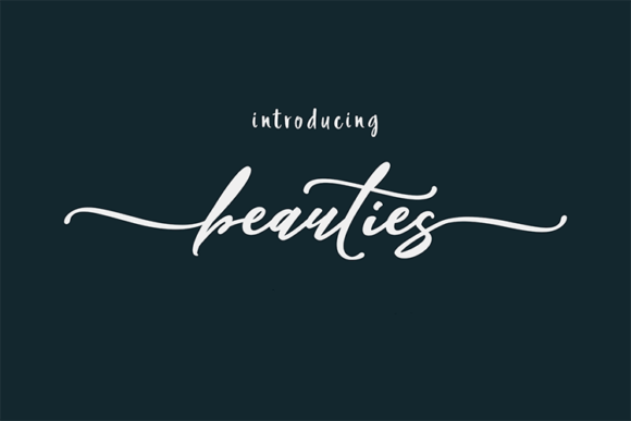 Beauties: A Handwritten Font That Breathes Quiet Confidence
