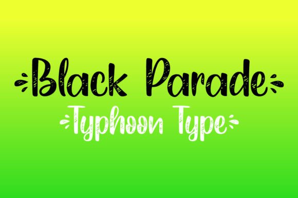 Black Parade: A Friendly Handwritten Font for Editorial Design
