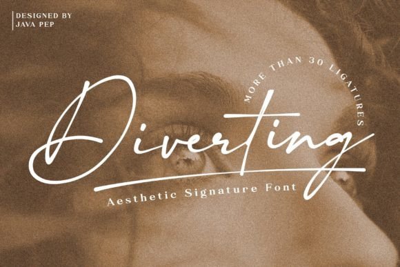 Diverting: A Modern Script Font for Scroll-Stopping Brand Content