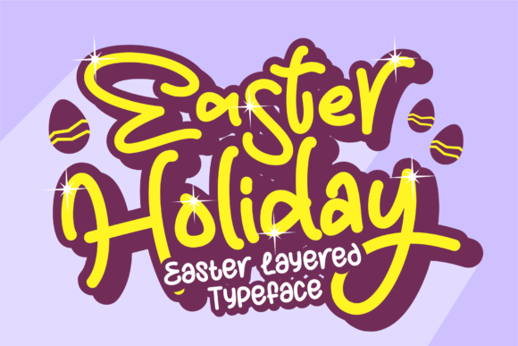 Easter Holiday Font: A Handwritten Script That Feels Like Spring