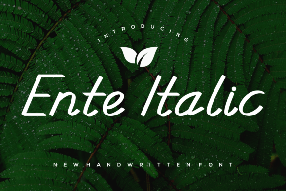 EnteItalic: A Handwritten Font That Makes Your Brand Feel Thoughtful