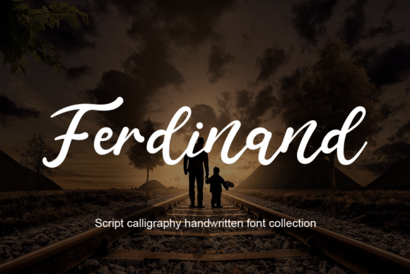 Ferdinand Handwritten Font for Small Business Branding