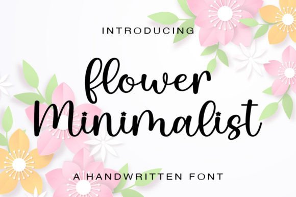 Flower Minimalist: A Refined Script Font for Small Business Branding