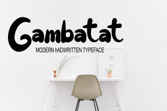 Gambatat Handwritten Font for Crafters & Sellers