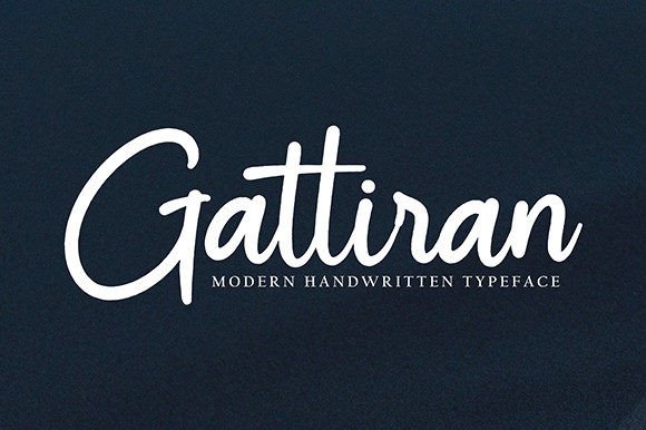 Gattiran: A Fresh Handwritten Font for Digital Branding