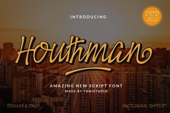 Houthman: A Handwritten Font That Builds Trust