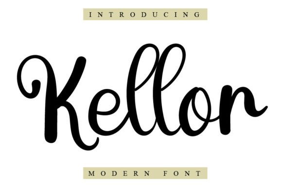 Kellor: A Romantic Handwritten Font for Small Business Branding