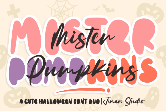 Mister Pumpkins Duo: A Spooky-Cute Font That Elevates Real Business Branding