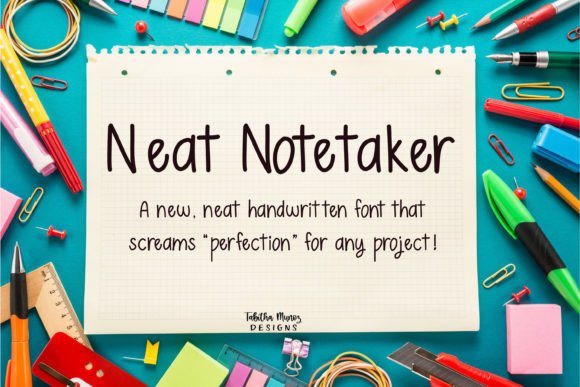 Neat Notetaker: A Handwritten Font That Stays Legible in Real Campaigns