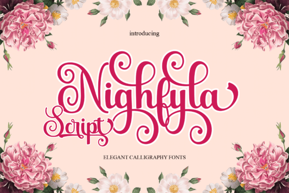 Nighfyla: A Handwritten Font with Editorial Grace