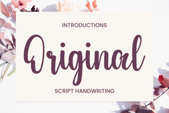Original: A Friendly Handwritten Font for Real Business Branding