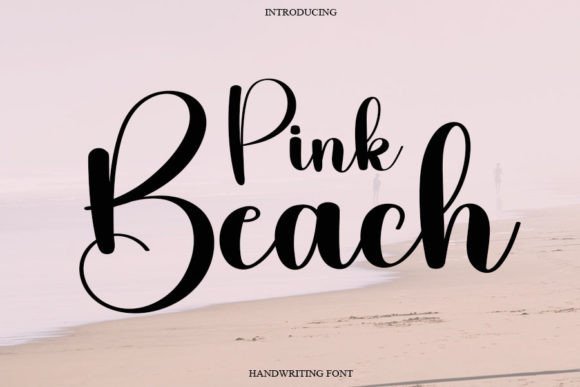 Pink Beach: A Handwritten Font That Elevates Marketing Visuals