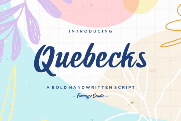 Quebecks: A Fresh Handwritten Script Font for Editorial Design