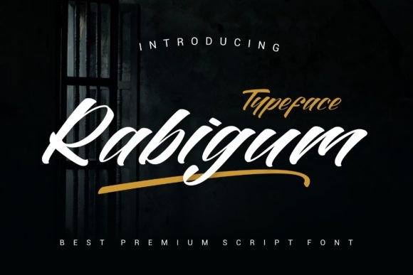Rabigum: A Bold Handwritten Script Font for Real Branding Work