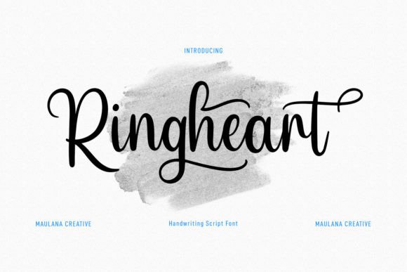 Ringheart: A Modern Script Font for Small Business Branding