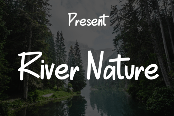 River Nature: A Handwritten Typeface That Elevates Real Small Business Branding