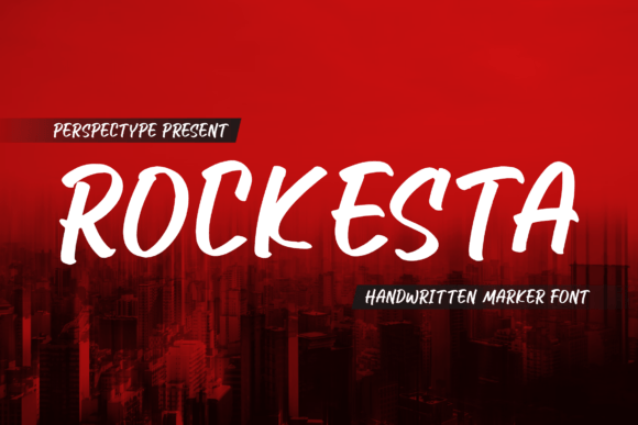 Rockesta: A Handwritten Marker Font That Feels Like Your Best Creative Idea