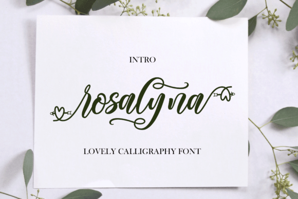 Rosalyna: A Designer’s Real-World Script Font Review