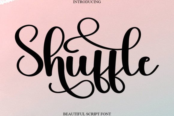 Shuffle Handwritten Font for Small Business Branding