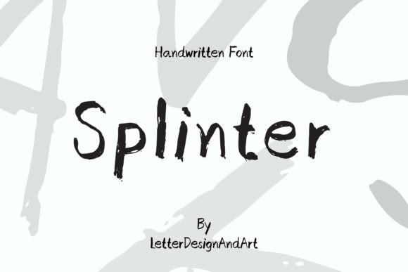 Splinter: A Friendly Handwritten Font for Digital Branding