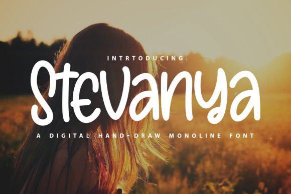 Stevanya: A Playful Handwritten Font for Handmade Labels & Printables