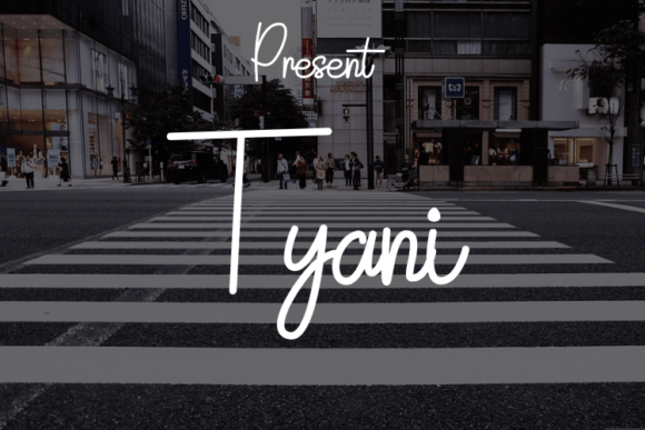 Tyani: A Modern Script Font That Elevates Your Brand