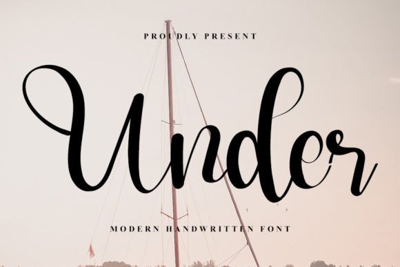 Under: A Handwritten Font with Editorial Grace