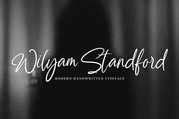 Wilyam Stanford: A Delicate Script Font for Polished Branding
